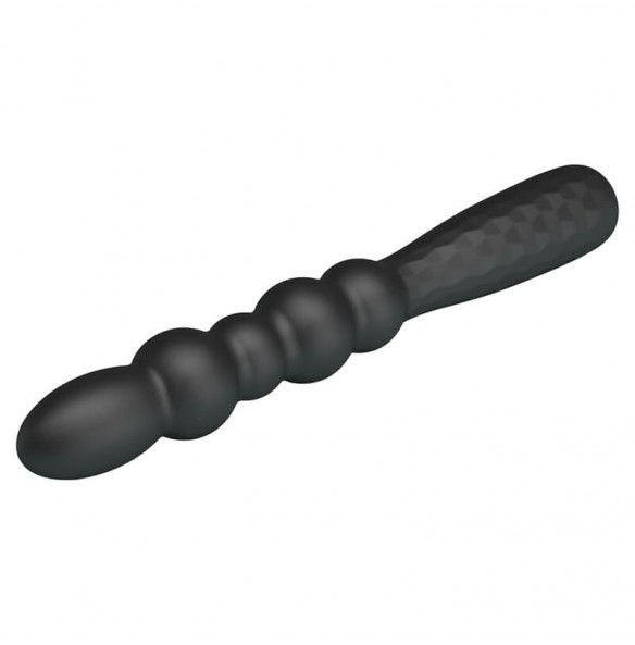 MR PLAY - Vibrating Beaded Anal Plug Wand (Chargeable - Black) MR PLAY - Vibrating Beaded Anal Plug Wand (Chargeable - Black)